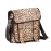 WOAVIN LEATHER BAG W/HAIR ANIMAL PRINT