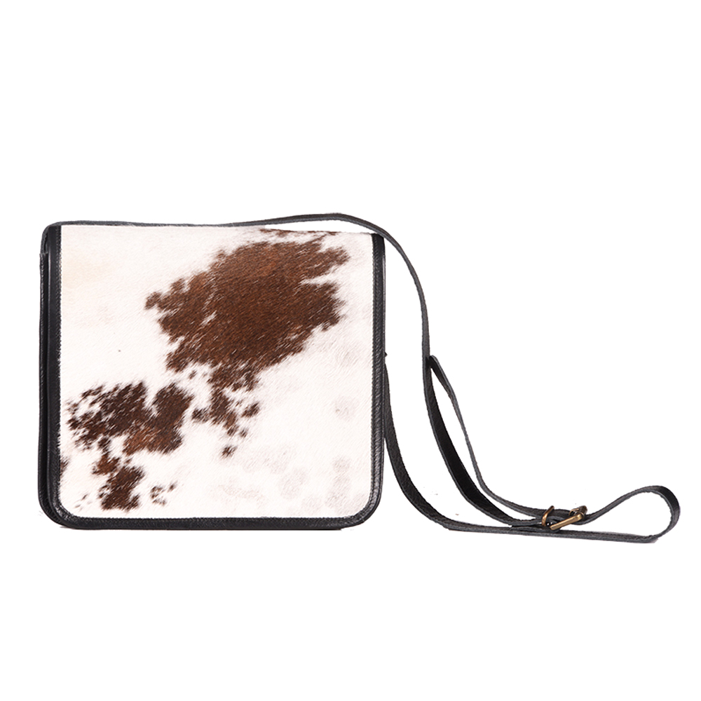 WOAVIN LEATHER BAG W/HAIR JERSEY