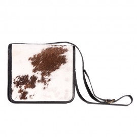 WOAVIN LEATHER BAG W/HAIR JERSEY