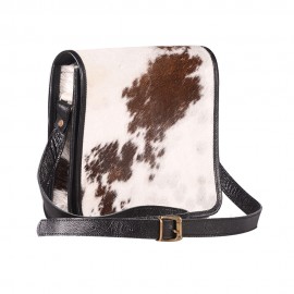 WOAVIN LEATHER BAG W/HAIR JERSEY