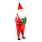 WOAVIN IRON PAINTED SANTA WITH GIFT BOX IN HAND