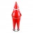 WOAVIN IRON PAINTED SANTA WITH GIFT BOX IN HAND
