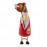 WOAVIN IRON PAINTED SANTA W/BALLOON