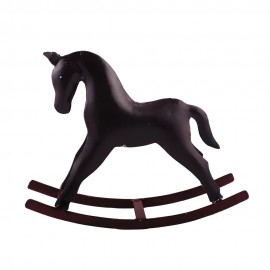 WOAVIN TIK-TOK HORSE IRON PAINTED BROWN