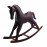 WOAVIN TIK-TOK HORSE IRON PAINTED BROWN