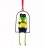 WOAVIN IRON PAINTED FROG MALE W/ BINOCULAR