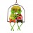 WOAVIN IRON PAINTED FROG COUPLE W/UMBRELLA