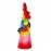 WOAVIN IRON PAINTED BIG FENCE ROOSTER WITH BAG