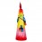 WOAVIN IRON PAINTED BIG FENCE ROOSTER WITH BAG
