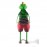 WOAVIN FROG MUSICIAN W/DRUM IRON PAINTED