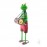 WOAVIN FROG MUSICIAN W/DRUM IRON PAINTED