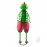 WOAVIN FROG MUSICIAN W/DRUM IRON PAINTED