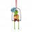 WOAVIN IRON PAINTED FROG WITH UMBRELLA