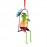 WOAVIN IRON PAINTED FROG WITH UMBRELLA