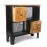 WOAVIN INDUSTRIAL 2 WOODEN DRAWER CHEST WITH 2 MS BASKET