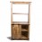 WOAVIN INDUSTRIAL BOOK SHELVE MANGO WOOD WITH BARN DOOR