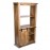 WOAVIN INDUSTRIAL BOOK SHELVE MANGO WOOD WITH BARN DOOR