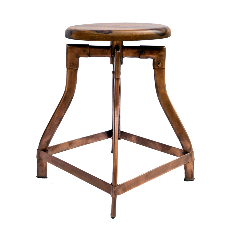WOAVIN INDUSTRIAL ADJUSTABLE BAR STOOL