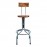WOAVIN INDUSTRIAL BAR COUNTER  WOODEN METAL STOOL
