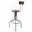 WOAVIN INDUSTRIAL BAR COUNTER  WOODEN METAL STOOL
