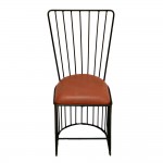 WOAVIN OUTDOOR WROUGHT IRON CLUB CHAIR RECLINER SEAT
