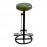 WOAVIN INDUSTRIAL BAR STOOL LEATHER RECLINER SEAT