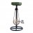 WOAVIN INDUSTRIAL BAR STOOL LEATHER RECLINER SEAT