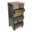 WOAVIN INDUSTRIAL 6 DRAWER CHEST MS METALIC RECLAIMED WOOD