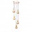 WOAVIN BRASS BULB CLUSTER HABGING LAMP