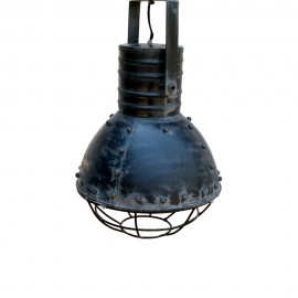 WOAVIN INDUSTRIAL VINTAGE METAL  CAGE HANGING LAMP