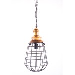 WOAVIN GEOMETRIC METAL WOODEN PENDANT LAMP 
